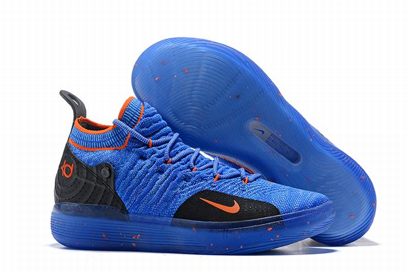 Nike KD 11 Black Blue Tangerine